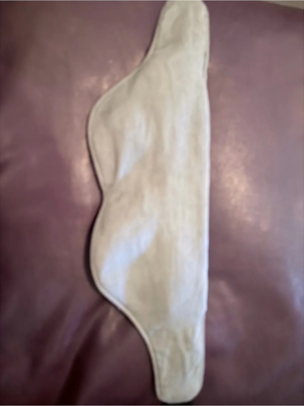 Gravity Gray Plush Weighted Eye Mask